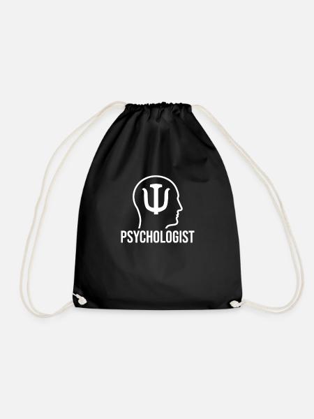 Psychotherapie Therapeut Psychotherapeut - Turnbeutel - Schwarz