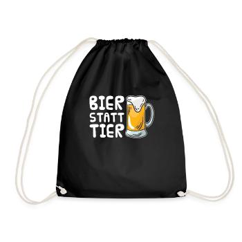Veggie Vegetables Vegetarian Vegetarian - Drawstring Bag - black - Front