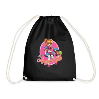 Magische Mädchen, süße Otaku Manga Anime Liebhaber Geschenk - Turnbeutel - Schwarz - Vorne
