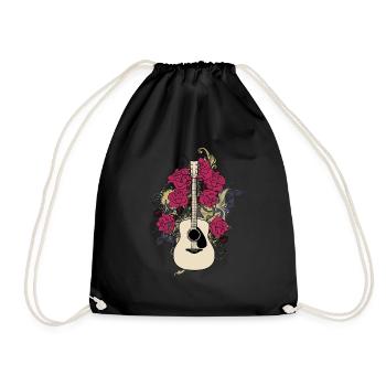 Guitare occidentale Guitare guitare guitare acoustique - Sac de sport léger - noir - Devant