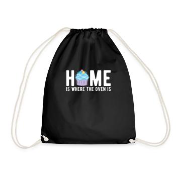 Baker Baking Pastry Chef - Drawstring Bag - black - Front