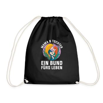 Mama Mutti Muttertag - Turnbeutel - Schwarz - Vorne