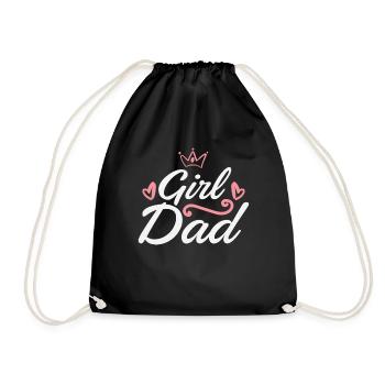 Papa Vater Vatertag - Turnbeutel - Schwarz - Vorne