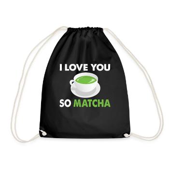 Love You So Matcha Thé - Sac de sport léger - noir - Devant