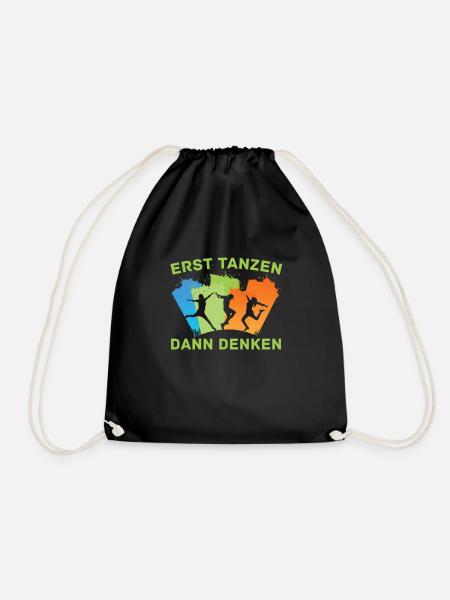 Tanzen Tänzer Tanz - Turnbeutel - Schwarz