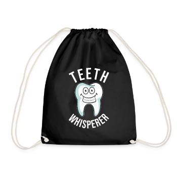 Dentist Assistant Dental Assistant Dentistry - Drawstring Bag - black - Front