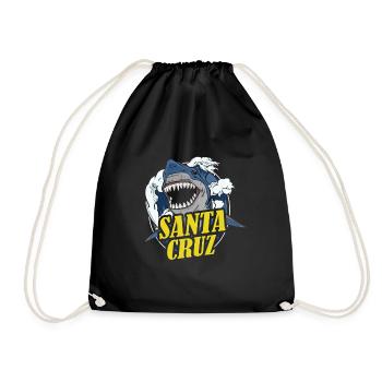 Santa Cruz Kalifornischer Hai - Turnbeutel - Schwarz - Vorne