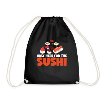 Sushi - Drawstring Bag - black - Front
