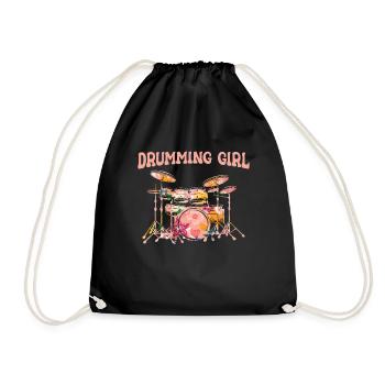 Batterie Batteur Batteur - Sac de sport léger - noir - Devant