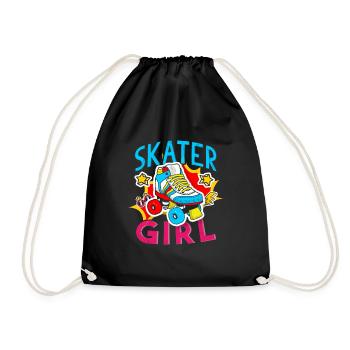 Skater Fille Roller - Sac de sport léger - noir - Devant