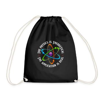 Physicien physicien - Sac de sport léger - noir - Devant