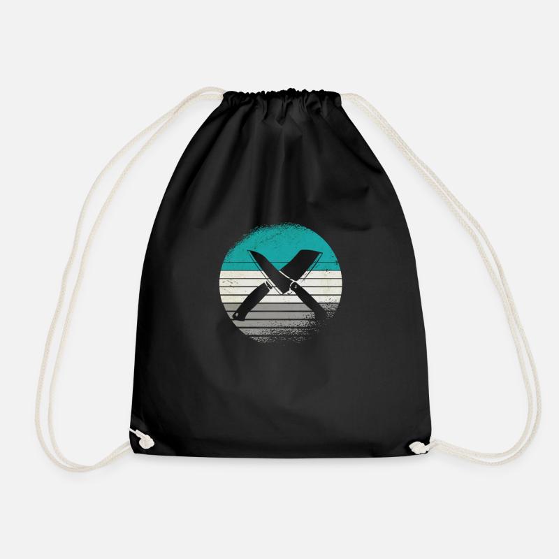 Chef Chef Kitchen - Drawstring Bag - black