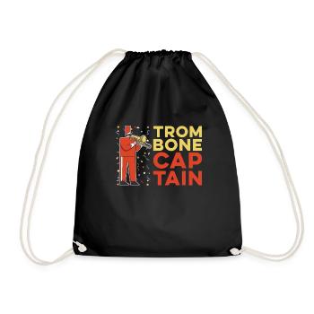 Trombone - Drawstring Bag - black - Front