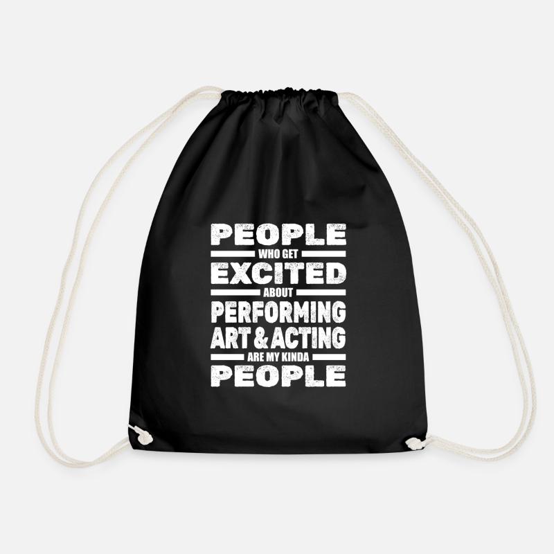 Theatre - Drawstring Bag - black