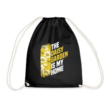 Hobby Gardener Garden Gardener Daisy - Drawstring Bag - black - Front