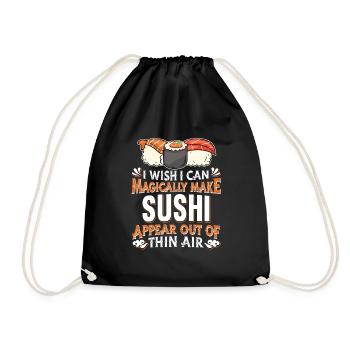 Sushi - Drawstring Bag - black - Front