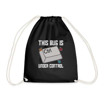 Programmer Coder Software Developer - Drawstring Bag - black - Front