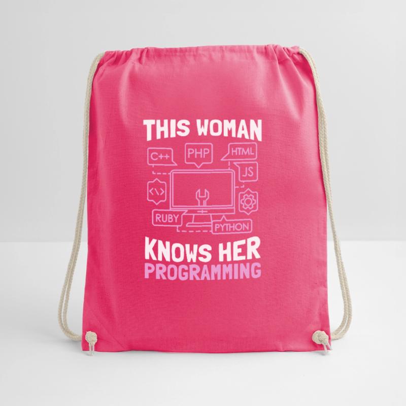 Programmer Coder Software Developer Drawstring Bag