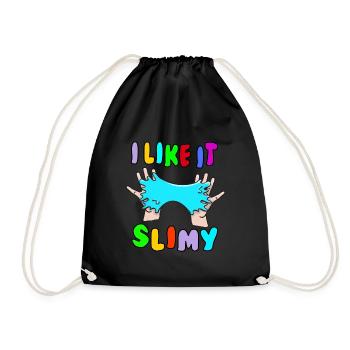 Je l’aime Slimy Slime Fluffy Drizzly Cloud - Sac de sport léger - noir - Devant