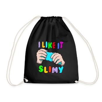 Je l’aime Slimy Slime Fluffy Drizzly Cloud - Sac de sport léger - noir - Devant