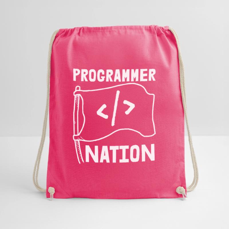 Programmierer Coder Software Entwickler Turnbeutel