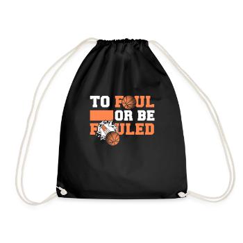 Basketball Basketballer - Drawstring Bag - black - Front