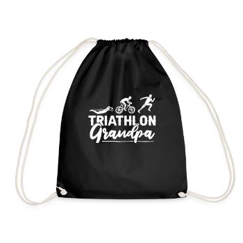Triathlon - Drawstring Bag - black - Front