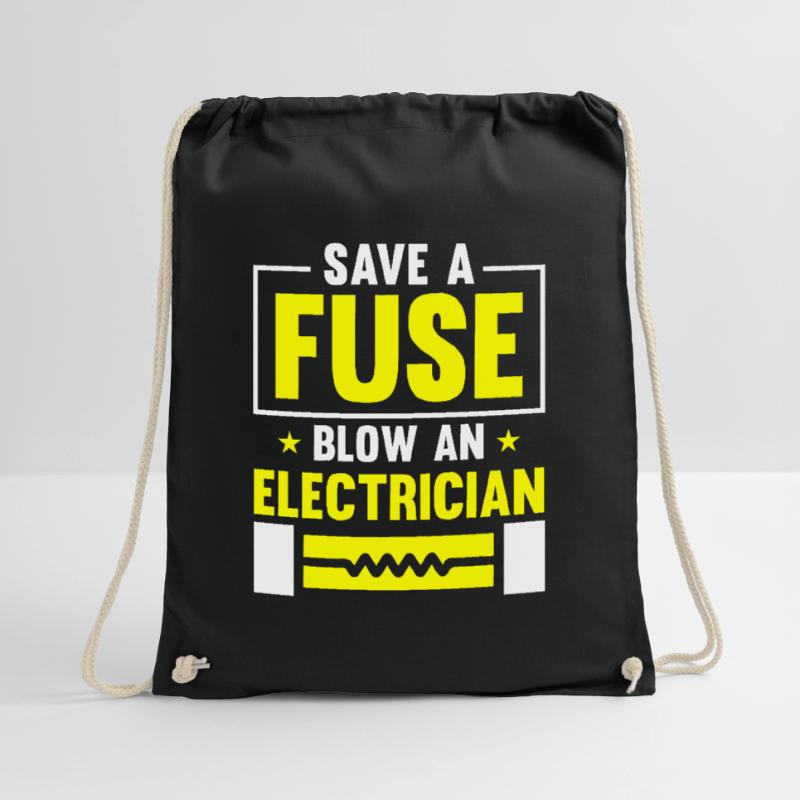 Electrician Electrical Engineer Electronics Technician Drawstring Bag
