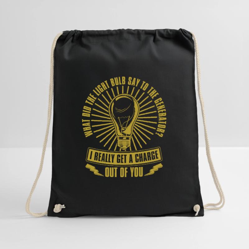Electrician Electrical Engineer Electronics Technician Drawstring Bag