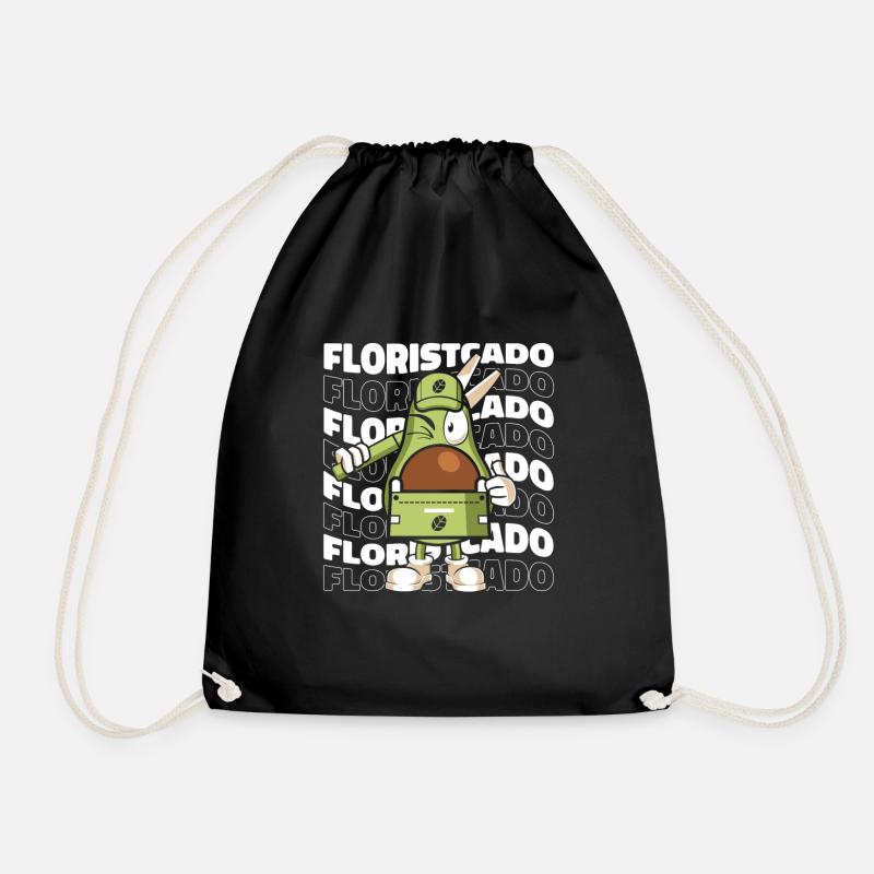 Florist Floristik - Turnbeutel - Schwarz