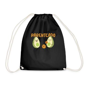 Eltern Ellis Mama Papa - Turnbeutel - Schwarz - Vorne