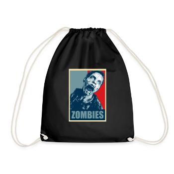 Zombie Halloween - Drawstring Bag - black - Front