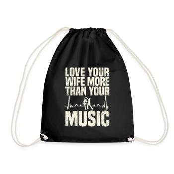 Ingénieur du son Ingénieur du son mari - Sac de sport léger - noir - Devant
