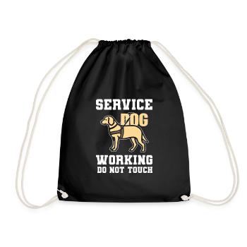 Hundetrainer Hundetrainer - Turnbeutel - Schwarz - Vorne