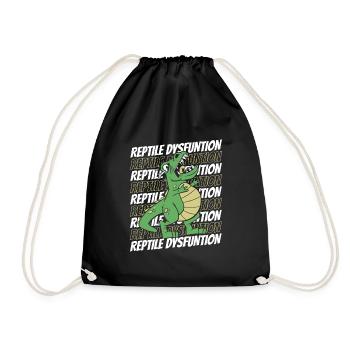 Drôle de dinosaure Trex Reptile Dysfunction - Sac de sport léger - noir - Devant