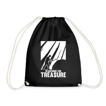 Des prospecteurs à la recherche d’un trésor - Sac de sport léger - noir - Devant