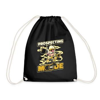 Des prospecteurs à la recherche d’un trésor - Sac de sport léger - noir - Devant