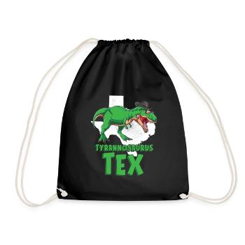 Dinosaure Dinosaure adulte - Sac de sport léger - noir - Devant