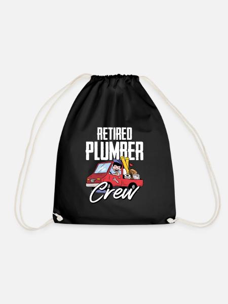 Klempner Installateur Besatzung - Turnbeutel - Schwarz