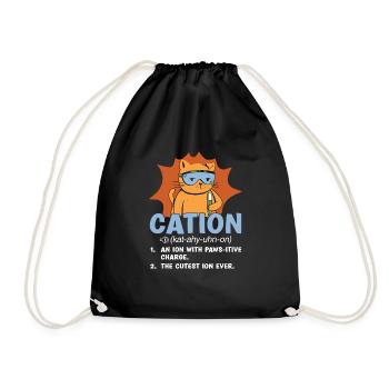 Biology Biologist Children Biology - Drawstring Bag - black - Front