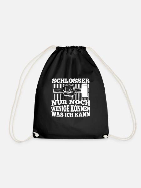 Schmied Metallbauer Schlosser - Turnbeutel - Schwarz