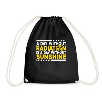 Physique Phyiker Physique nucléaire - Sac de sport léger - noir - Devant
