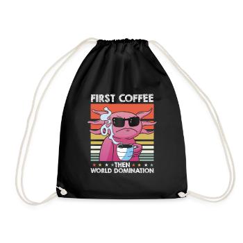 Axolotl Lunettes de soleil Café - Sac de sport léger - noir - Devant