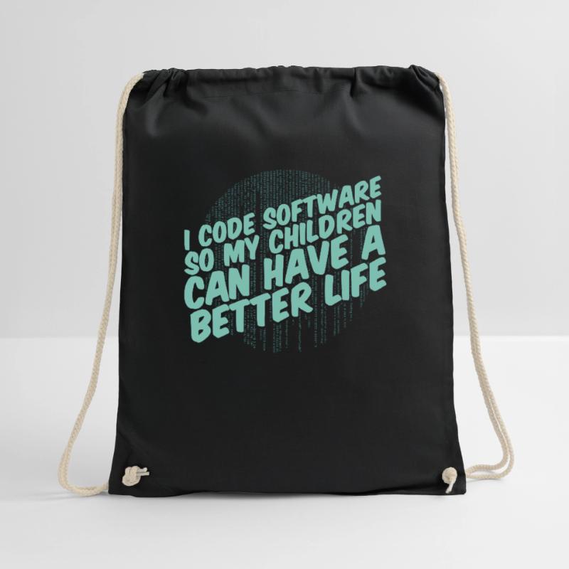 Developer Coder Programmer Parent Drawstring Bag