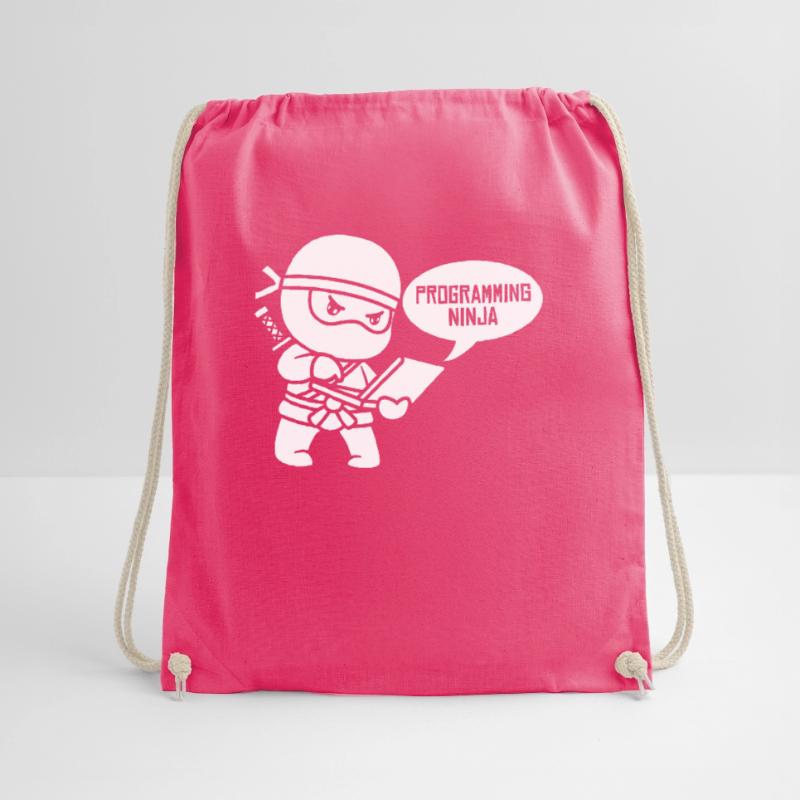 Entwickler Coder Programmierer Ninja Turnbeutel