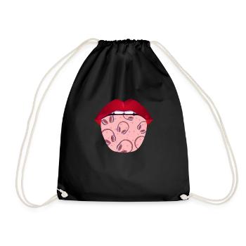 Ingénieur du son Ingénieur du son Langue - Sac de sport léger - noir - Devant