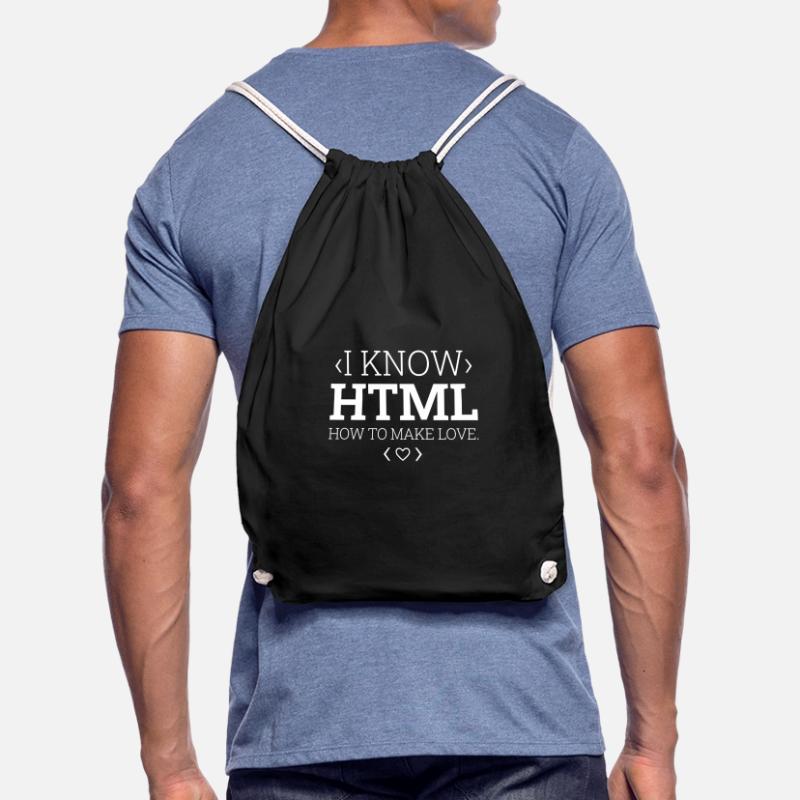 Entwickler Coder Programmierer Html Turnbeutel