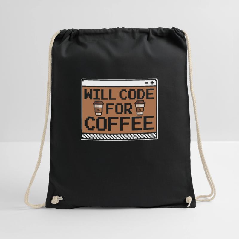 Developer Coder Programmer Coffee Sac de sport léger