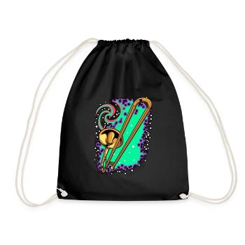 Spielmannszug Trombone Bunt - Sac de sport léger - noir - Devant