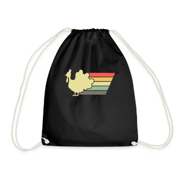 Thanksgiving - Drawstring Bag - black - Front